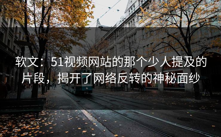 软文：51视频网站的那个少人提及的片段，揭开了网络反转的神秘面纱